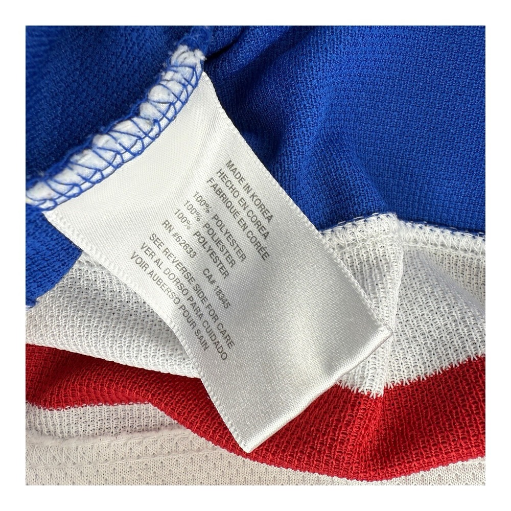 Pro Player Youth L/XL Blue New York Rangers Vintage NHL Hockey Jersey - Picture 5 of 5